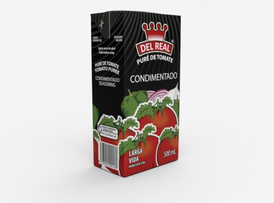 Flavored tomato puree