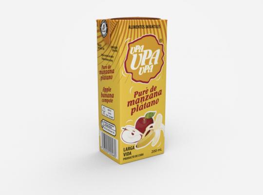 Puré de Manzana Plátano Puré de Manzana Plátano
