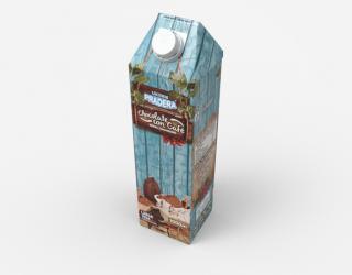 Concentrated chocolate drink with coffee